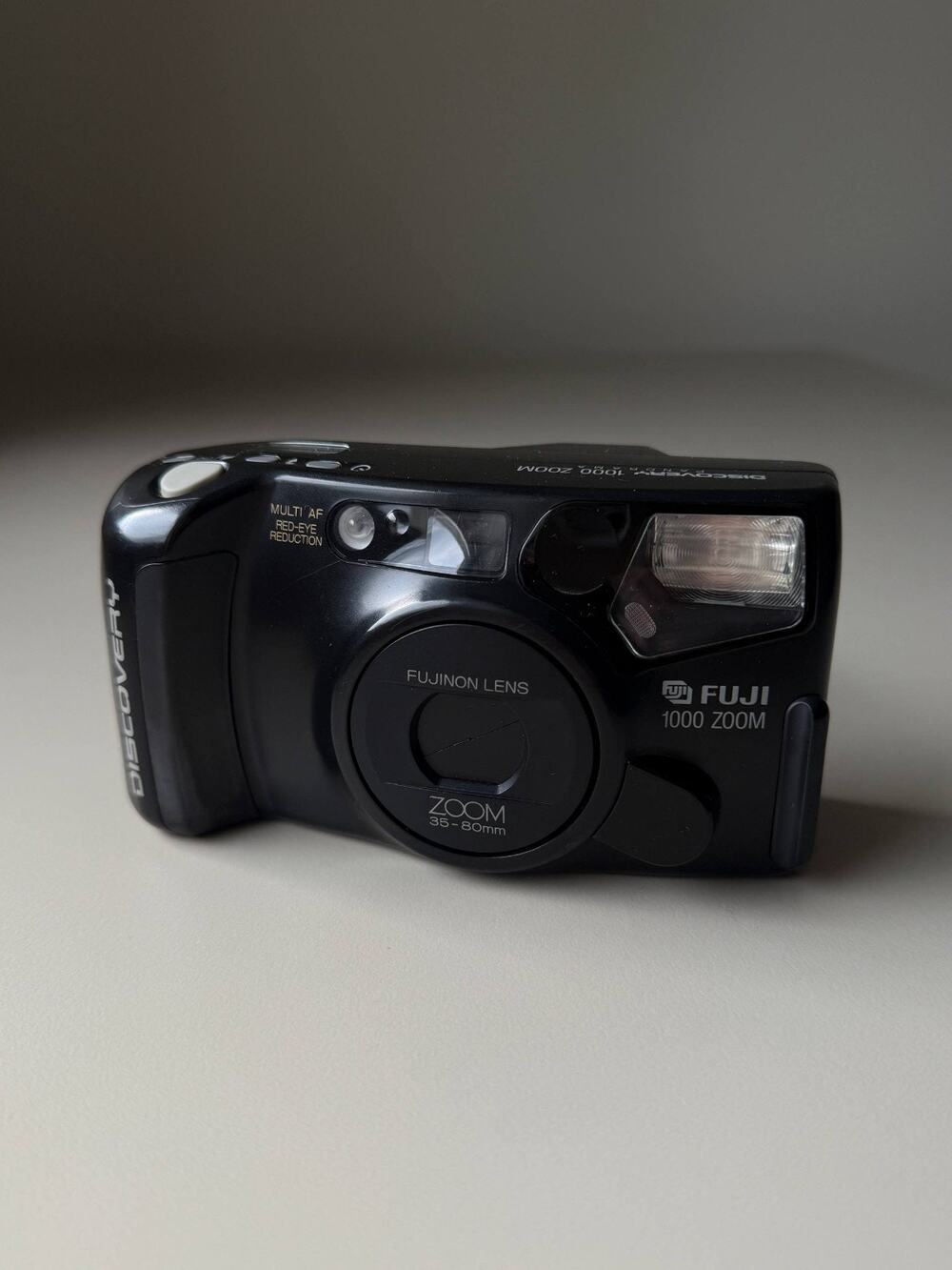 Fuji Discovery 1000 Zoom 35mm Film Camera 35-80mm Zoom Fujifilm 90s Cardia WORKS